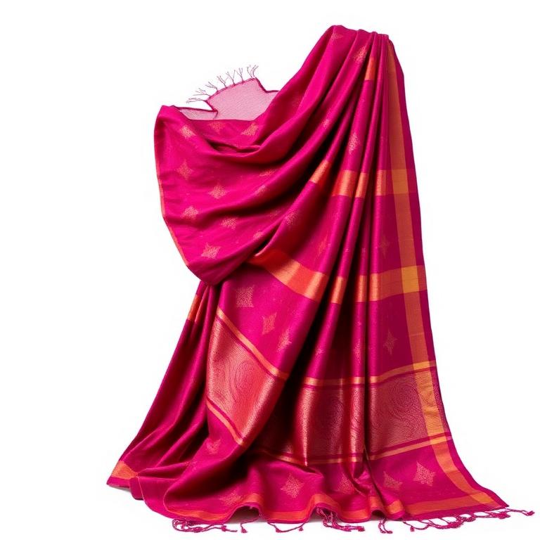 হাফসিল্ক জামদানি শাড়ি